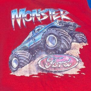 FORD off-road monster truck t shirt single stitched red white blue USA made 3